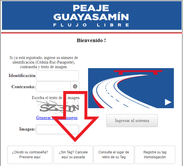 peajes de la Autopista General guayasamin