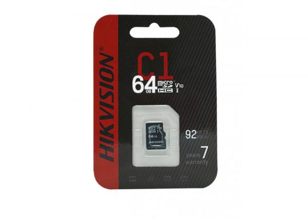 MICRO SD 64 GB - C1 - HIKVISION