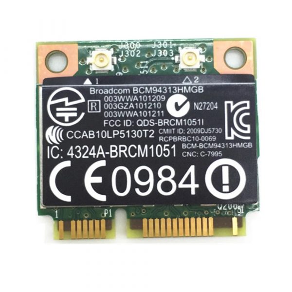 TARJETA WLAN WIFI-Bluetooth - Broadcom BCM94313HMGB - para HP G4 G6 DV6 DV7 CQ43 CQ57