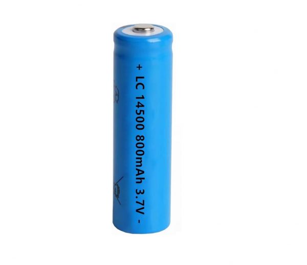 BATERÍA 14500 - 800mAh - 3.7V - PILAS RECARGABLES DE LITIO