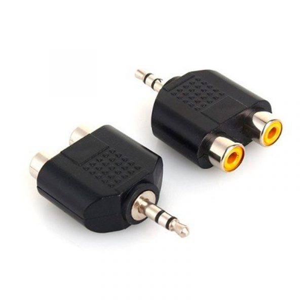 ADAPTADOR DE AUDIO 3.5mm A 2 RCA