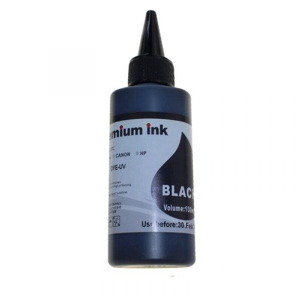TINTA NEGRA 100ML EPSON/CANON/HP  - BK