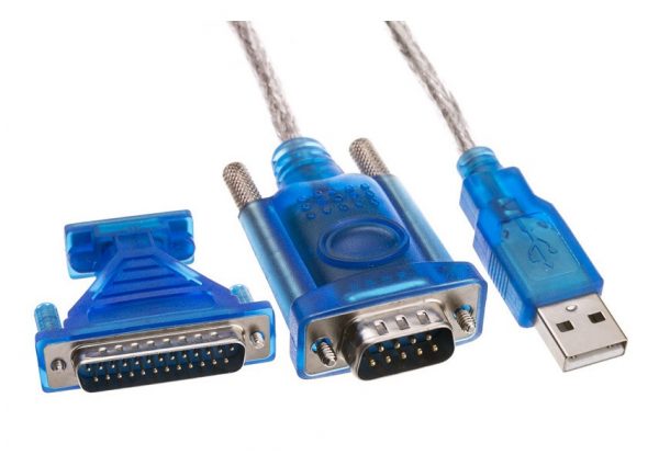 CABLE USB A DB9 MACHO CON ADAPTADOR DB25M DB9 HEMB