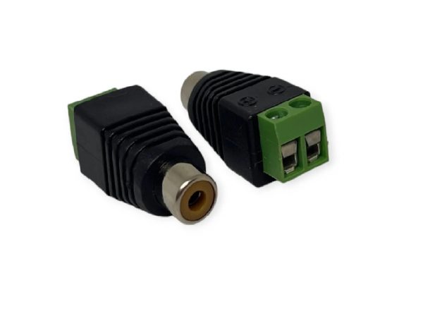 PLUG RCA HEMBRA CON BORDERAS