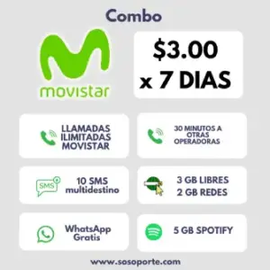 MOVISTAR EC COMBO - X 7 DÍAS