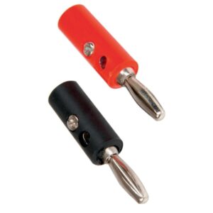 CONECTOR BANANA PLUG DE AUDIO - PAR