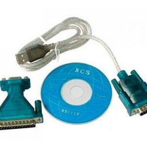 CABLE USB A DB9 MACHO CON ADAPTADOR DB25M DB9 HEMB