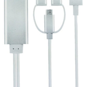 CABLE HDMI IMAGEN DEL TELEFONO A TV - V8 -/ IPHONE