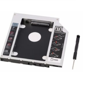 LECTOR SEGUNDO DISCO PARA LAPTOP - HDD SSD CADDY 9.5 MM