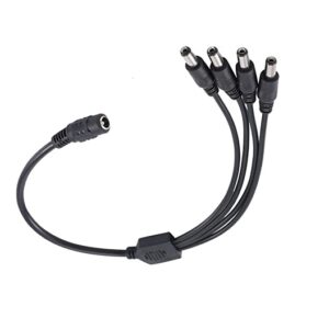 CABLE SPLITTER PARA CAMARAS CCTV 4 VÍAS AC